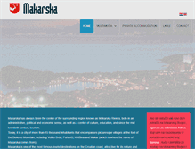 Tablet Screenshot of makarska.com