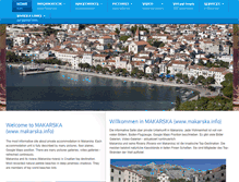 Tablet Screenshot of makarska.info